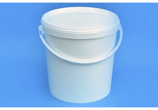 21 LITRE WHITE BUCKET and LID